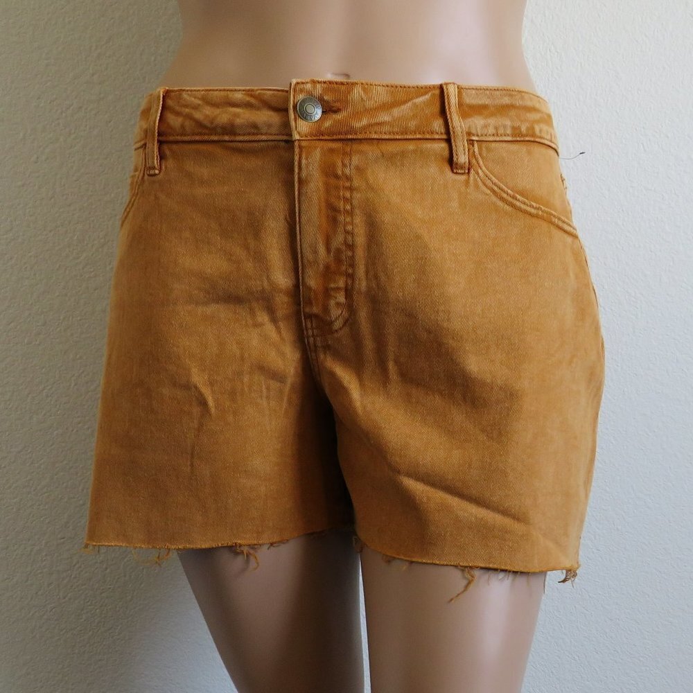 AVA & VIV Jeans Women No Gap Waistband Mid Rise Midi Denim Shorts Plus Size 18W